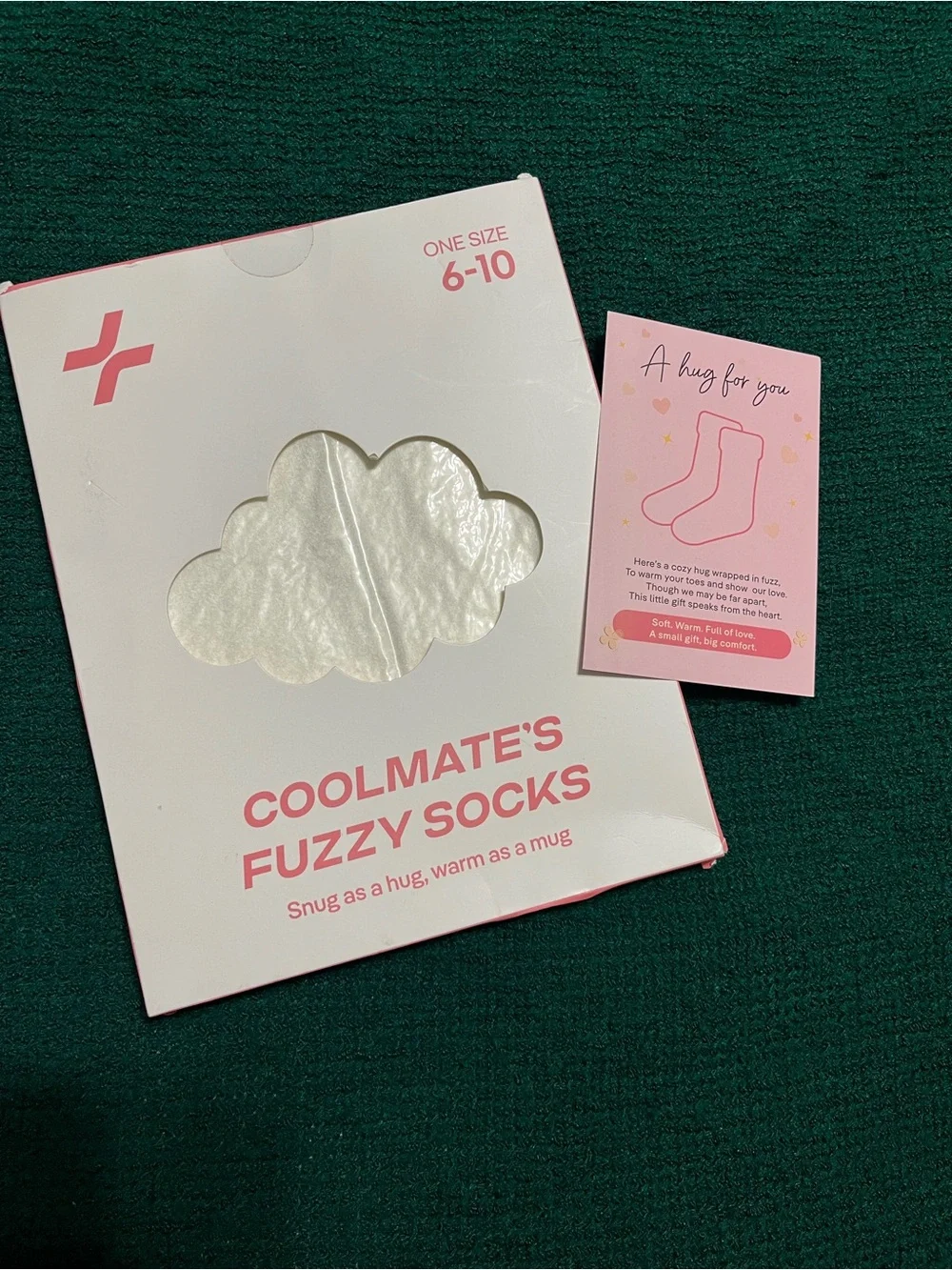 Fuzzy Socks — White Cozy Socks one size